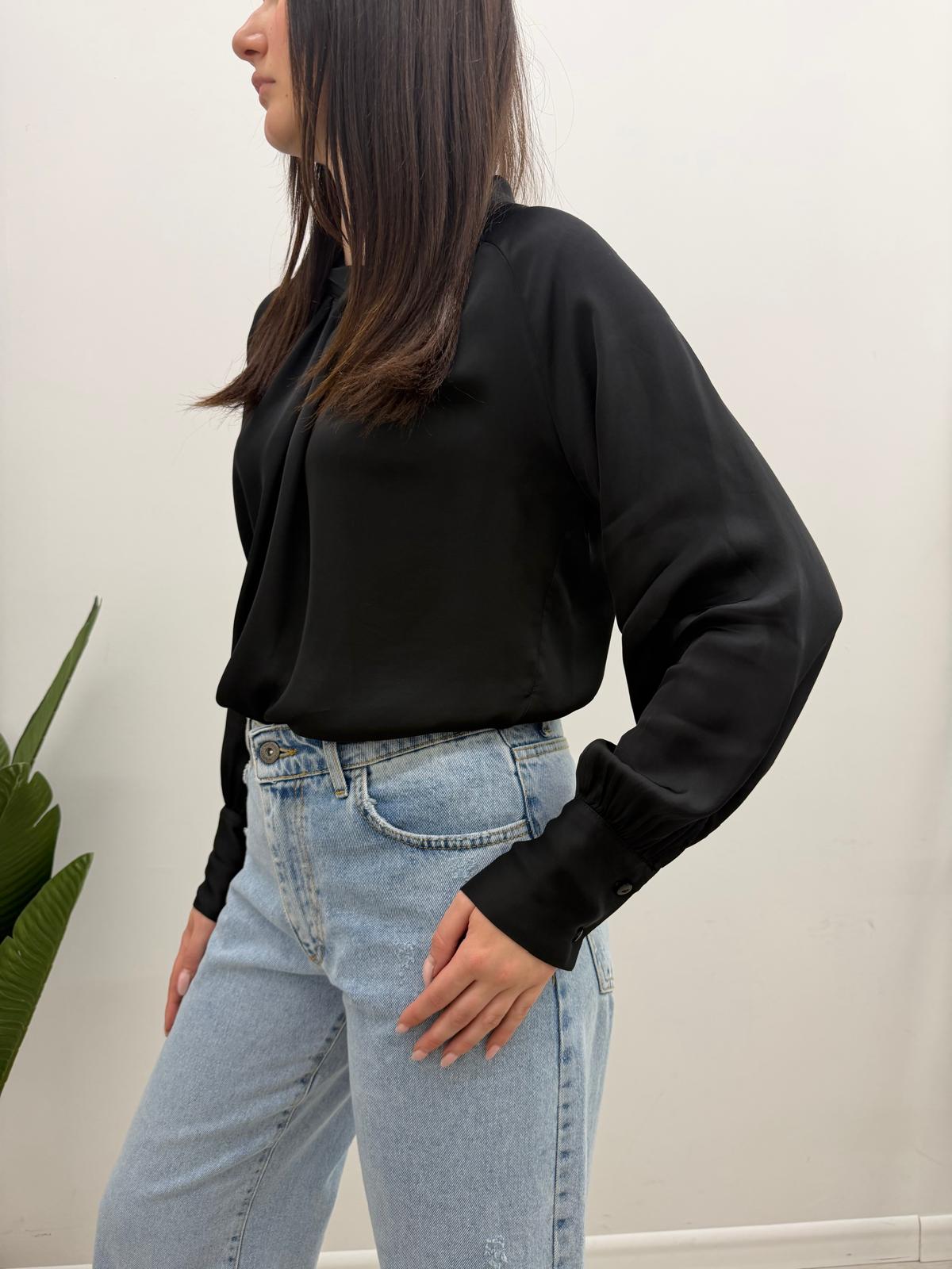 Haveone - Blusa Collo Incrocio