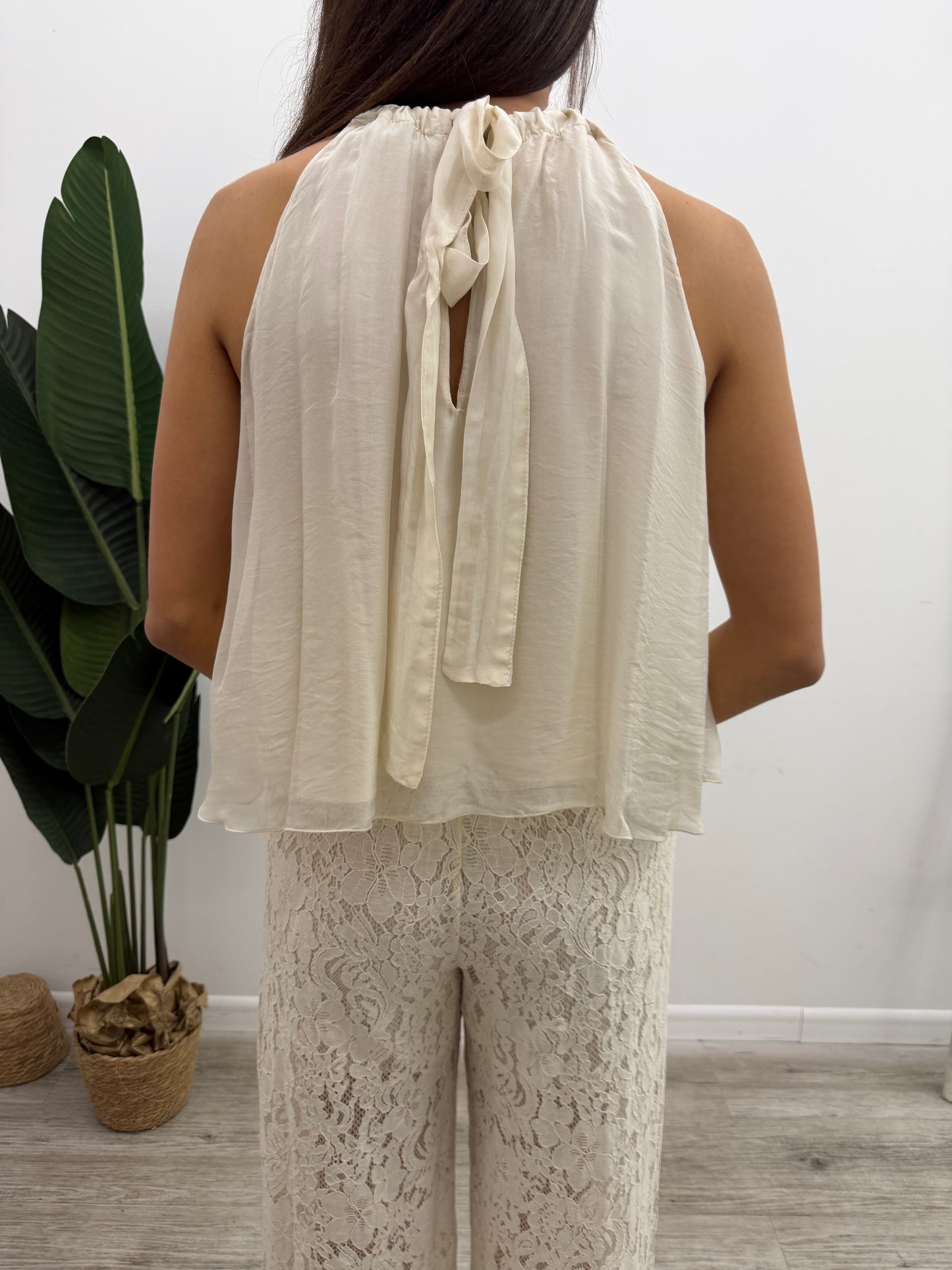 Haveone - Top Seta Fermaglio