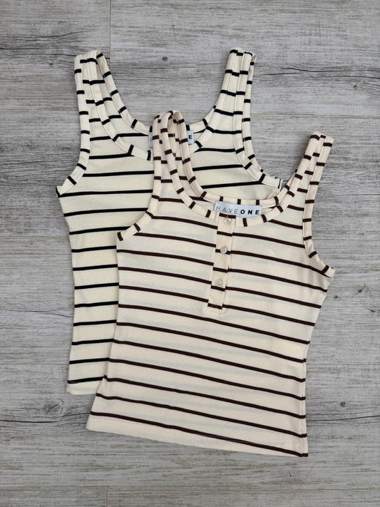 Haveone - Canotta Riga Bottoni