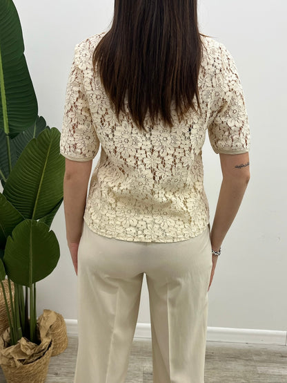 Haveone - Camicia Pizzo Manica Corta
