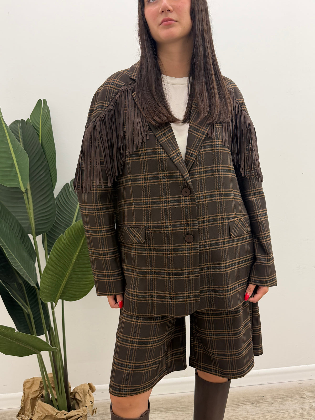 Haveone - Blazer Check Frange