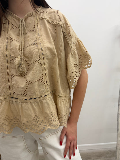 Haveone - Blusa Sangallo Volant