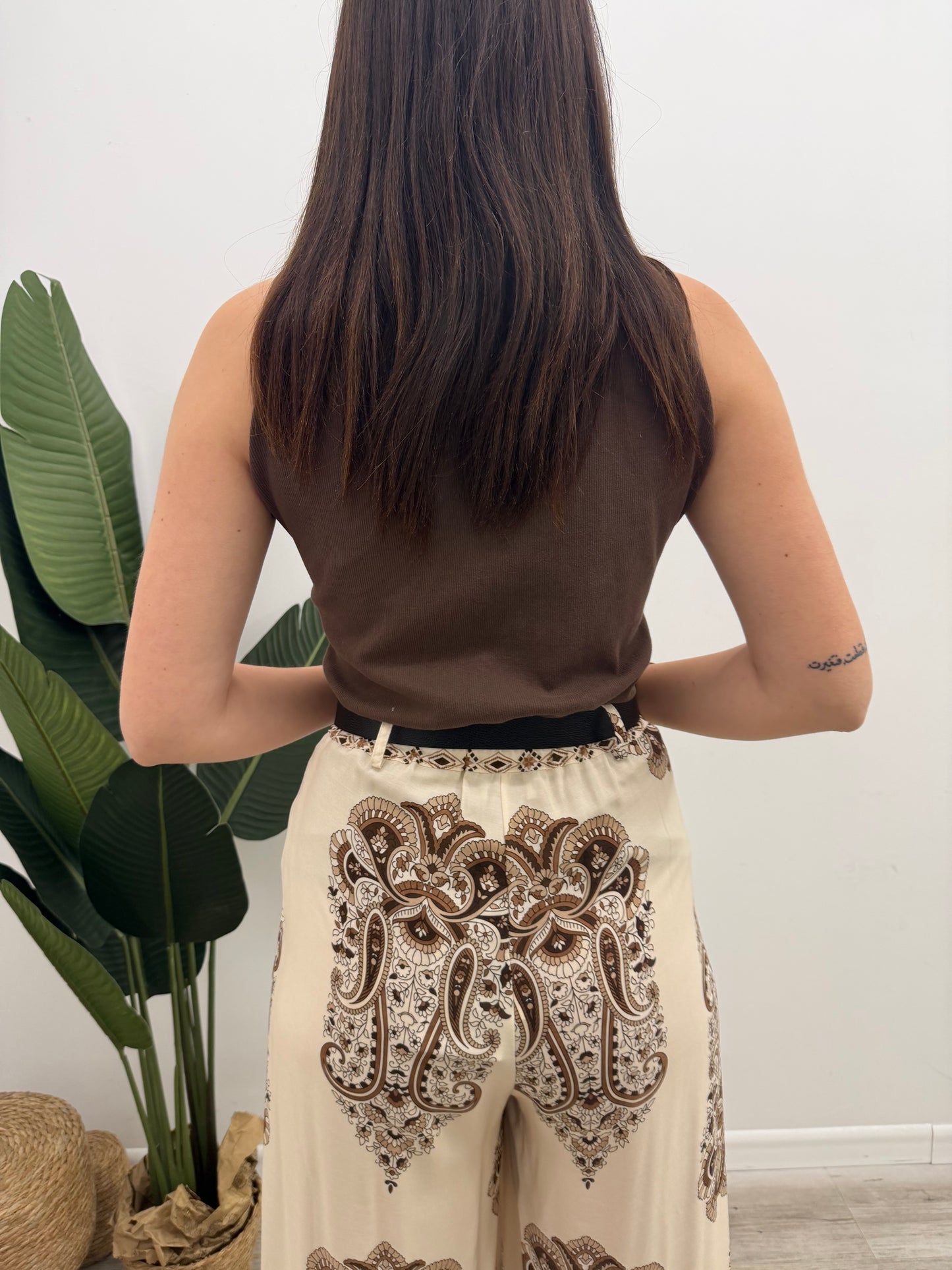 Haveone - Canotta Costine V Macramé