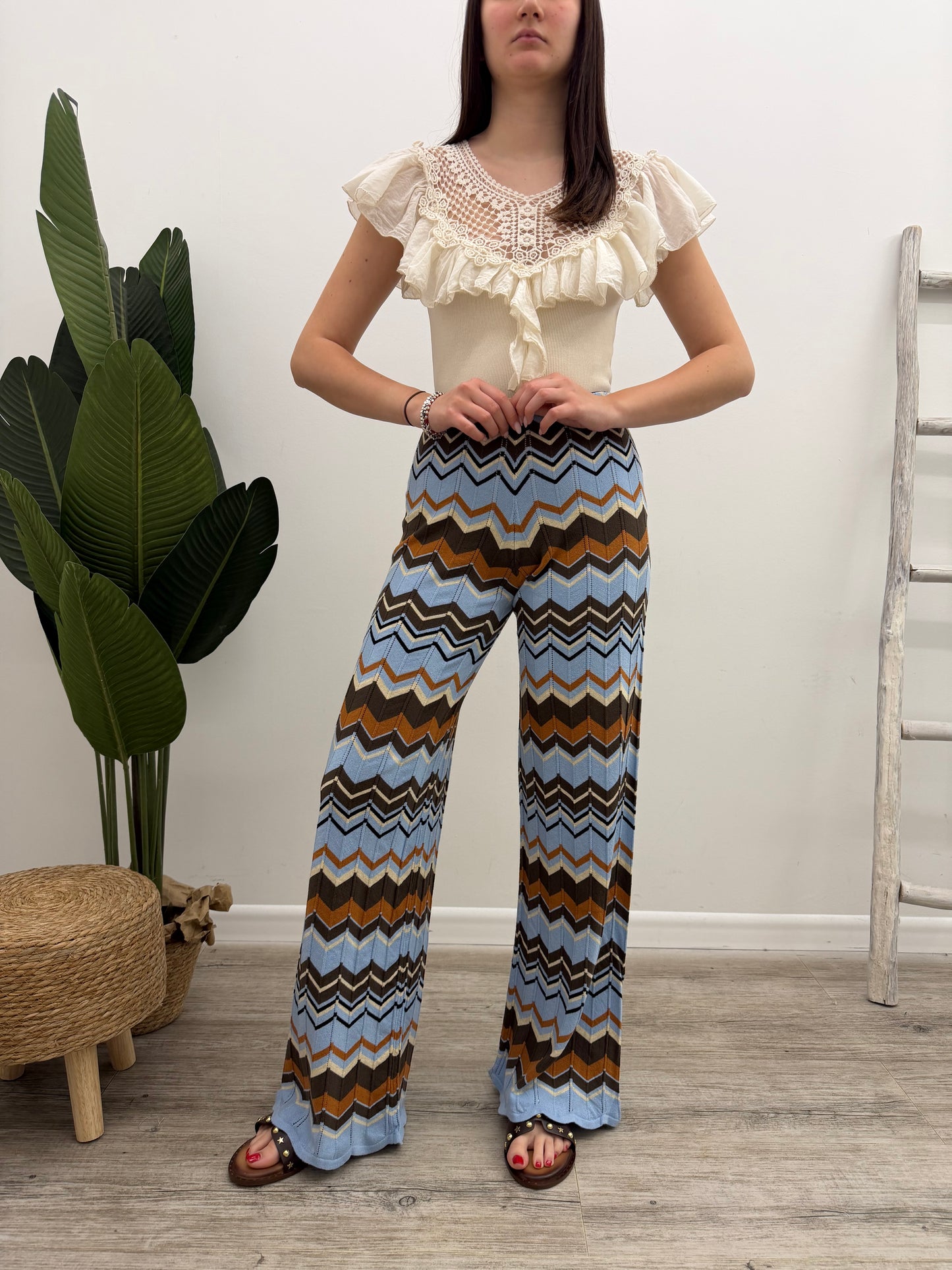 Vicolo - Pantalone Chevron