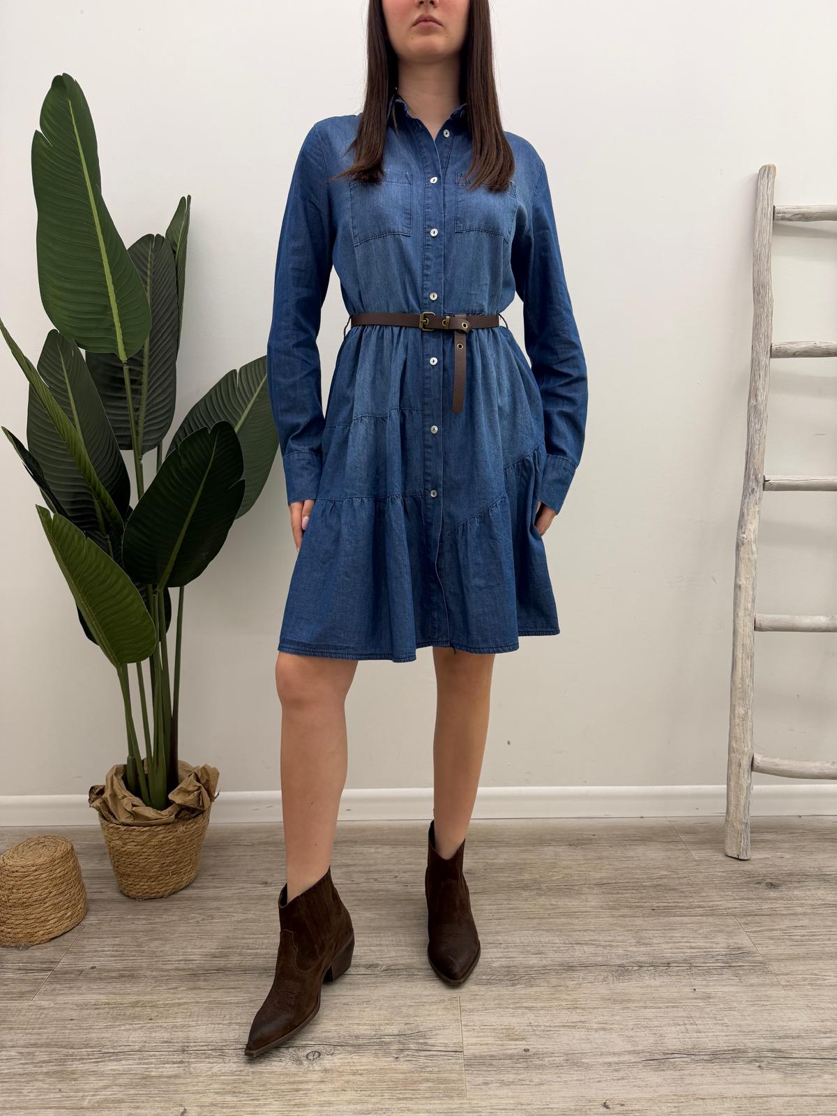 Vicolo - Abito Corto Chambray