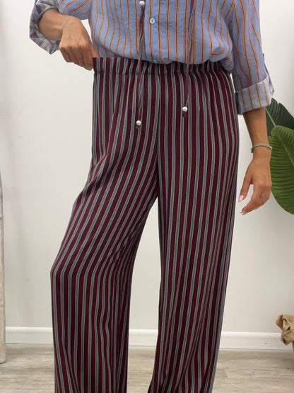 Haveone - Pantalone Riga Bordaux