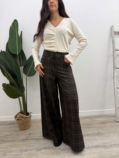 Susy Mix - Pantalone Palazzo Quadri