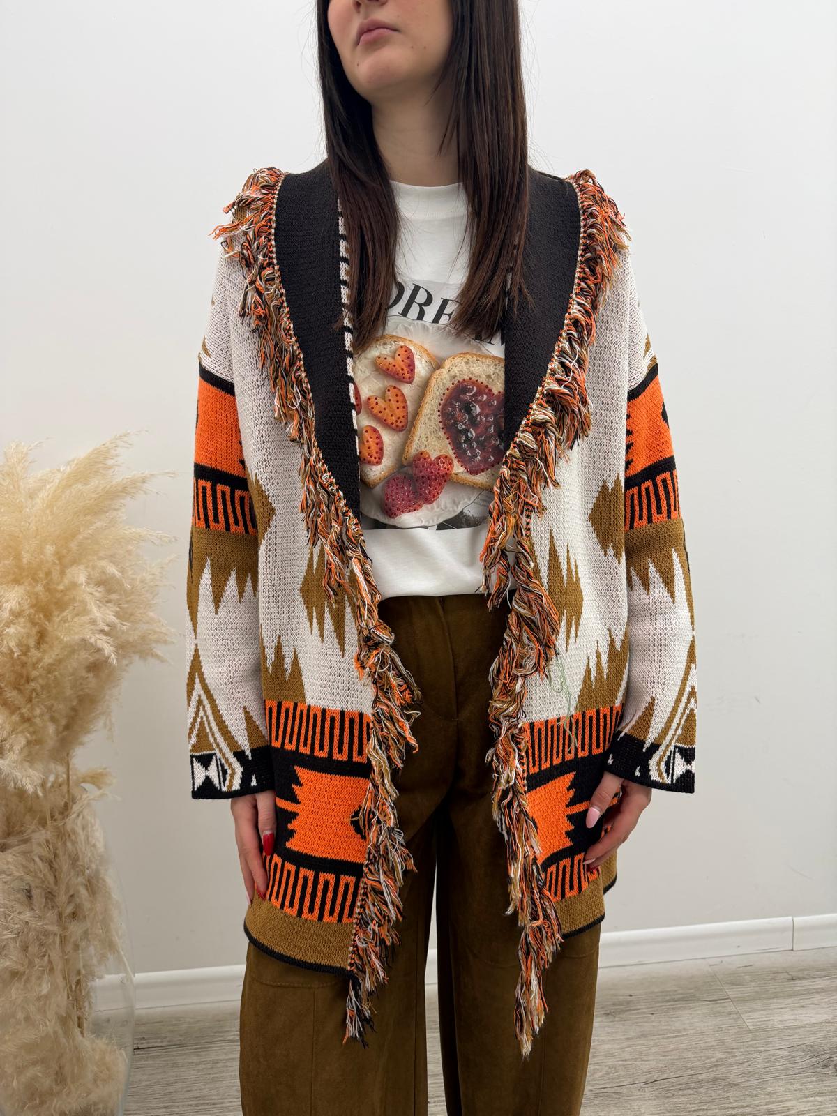 Vicolo - Cardigan Alanui Frangette