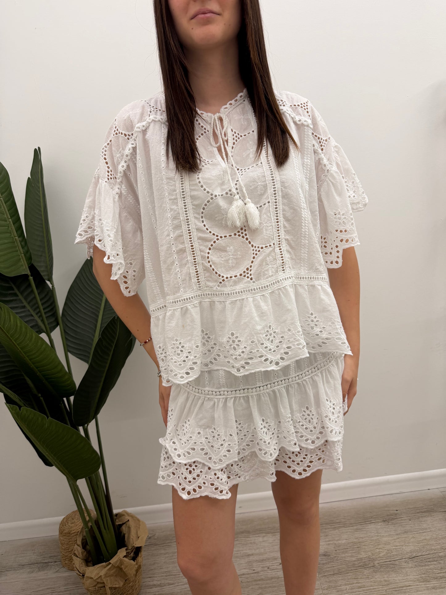 Haveone - Blusa Sangallo Volant