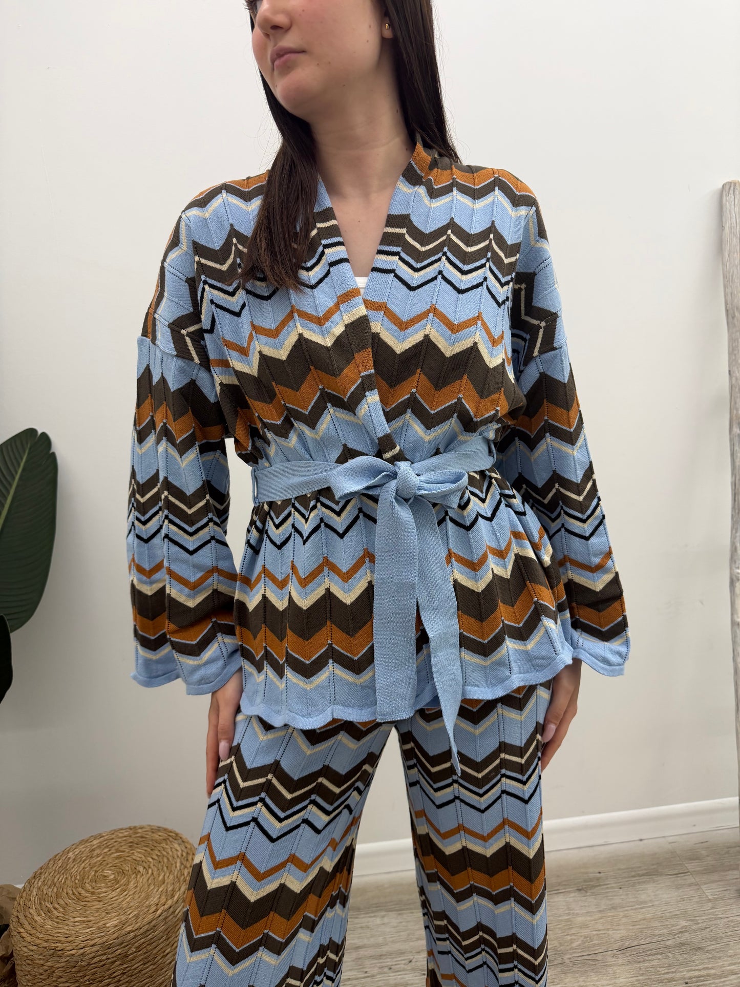 Vicolo - Cardigan Chevron