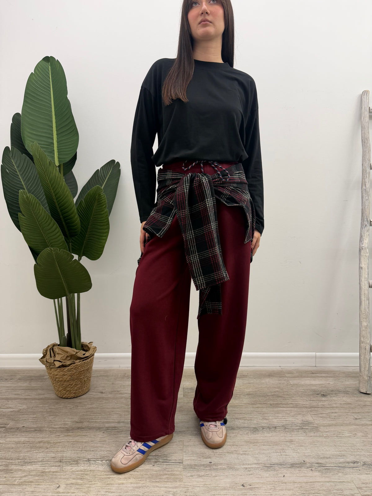Haveone - Pantalone Inserto Check
