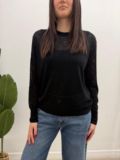 Tensione In - Pull Girocollo Fiammato