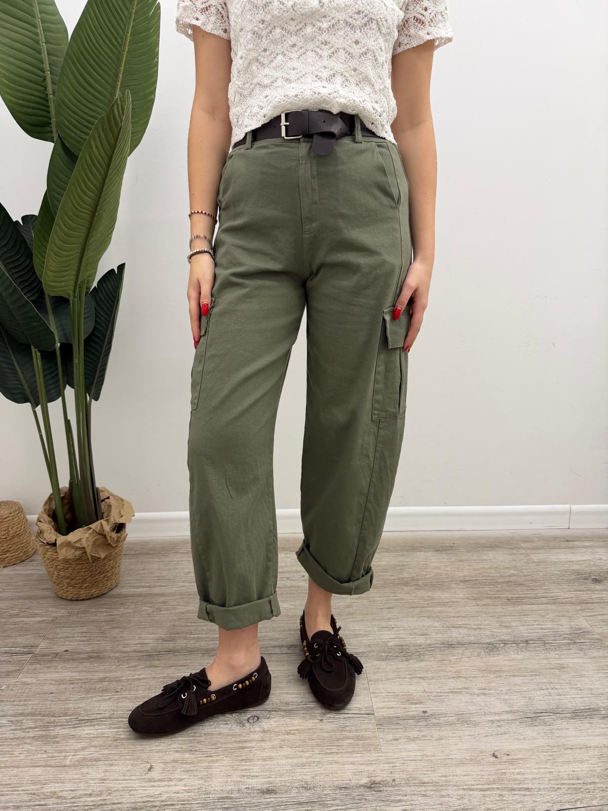 Susy Mix - Pantalone Cargo Cintura