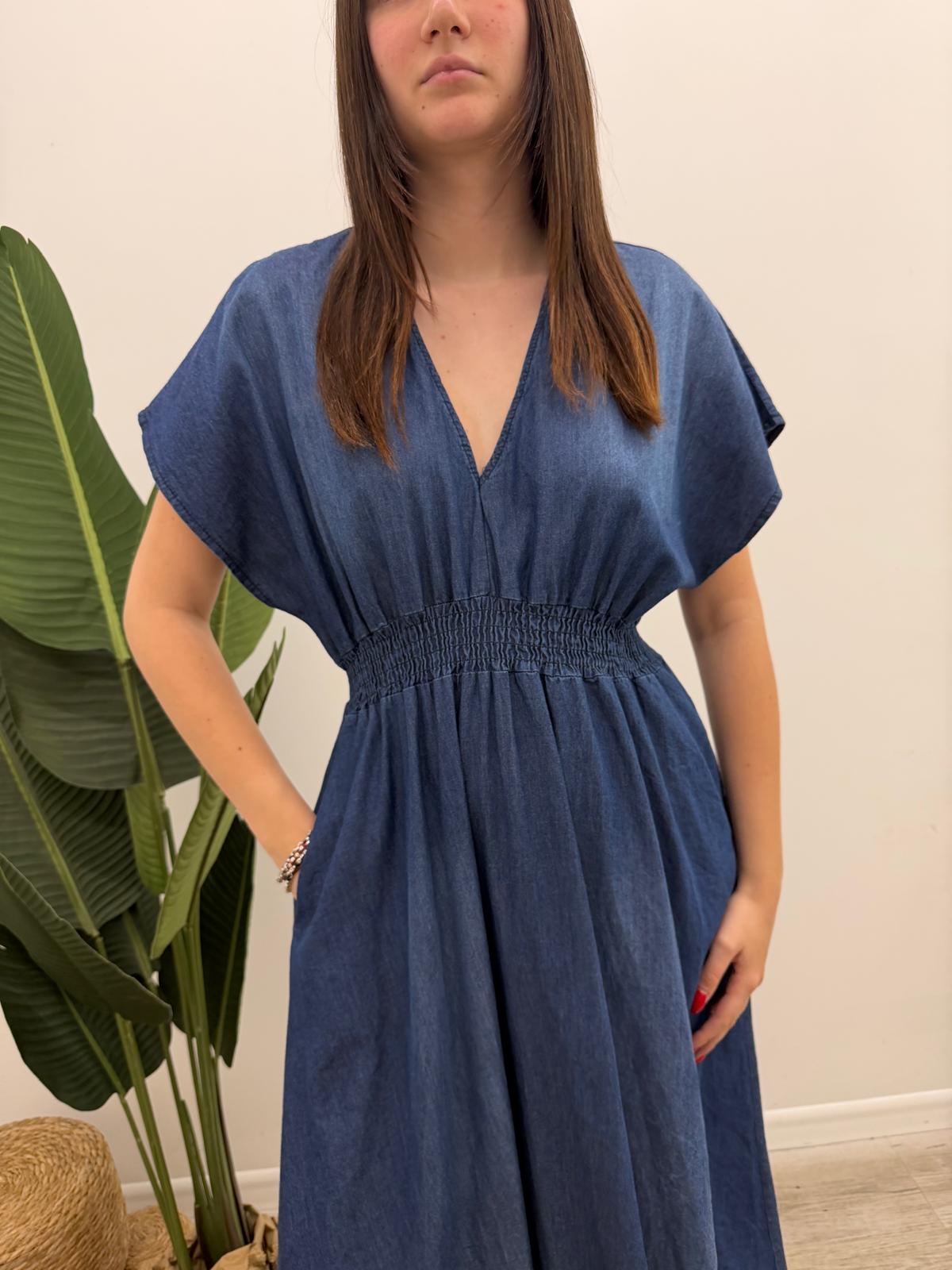 Susy Mix - Abito Chambray Impero