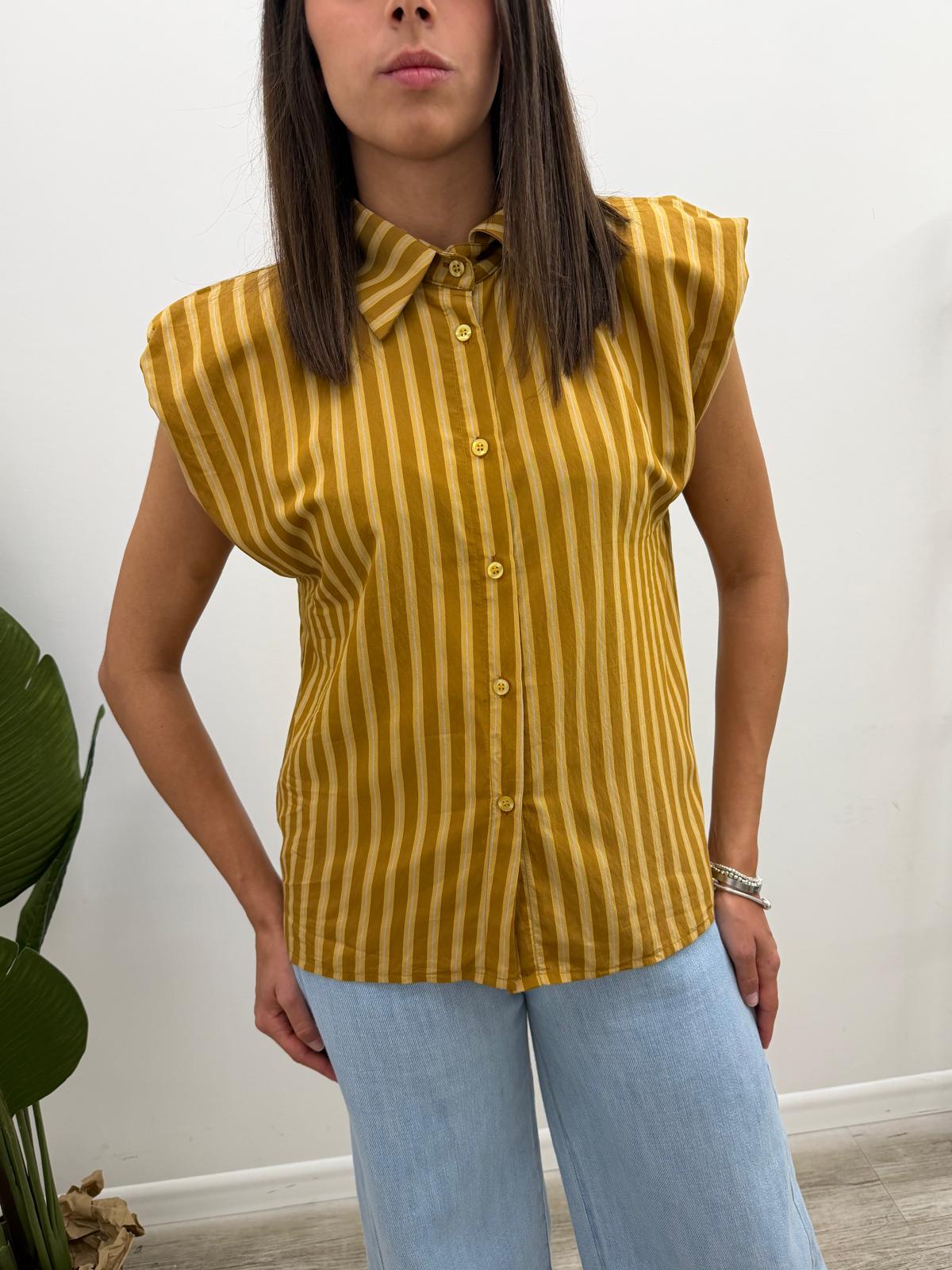 Haveone - Camicia Riga Smanicata