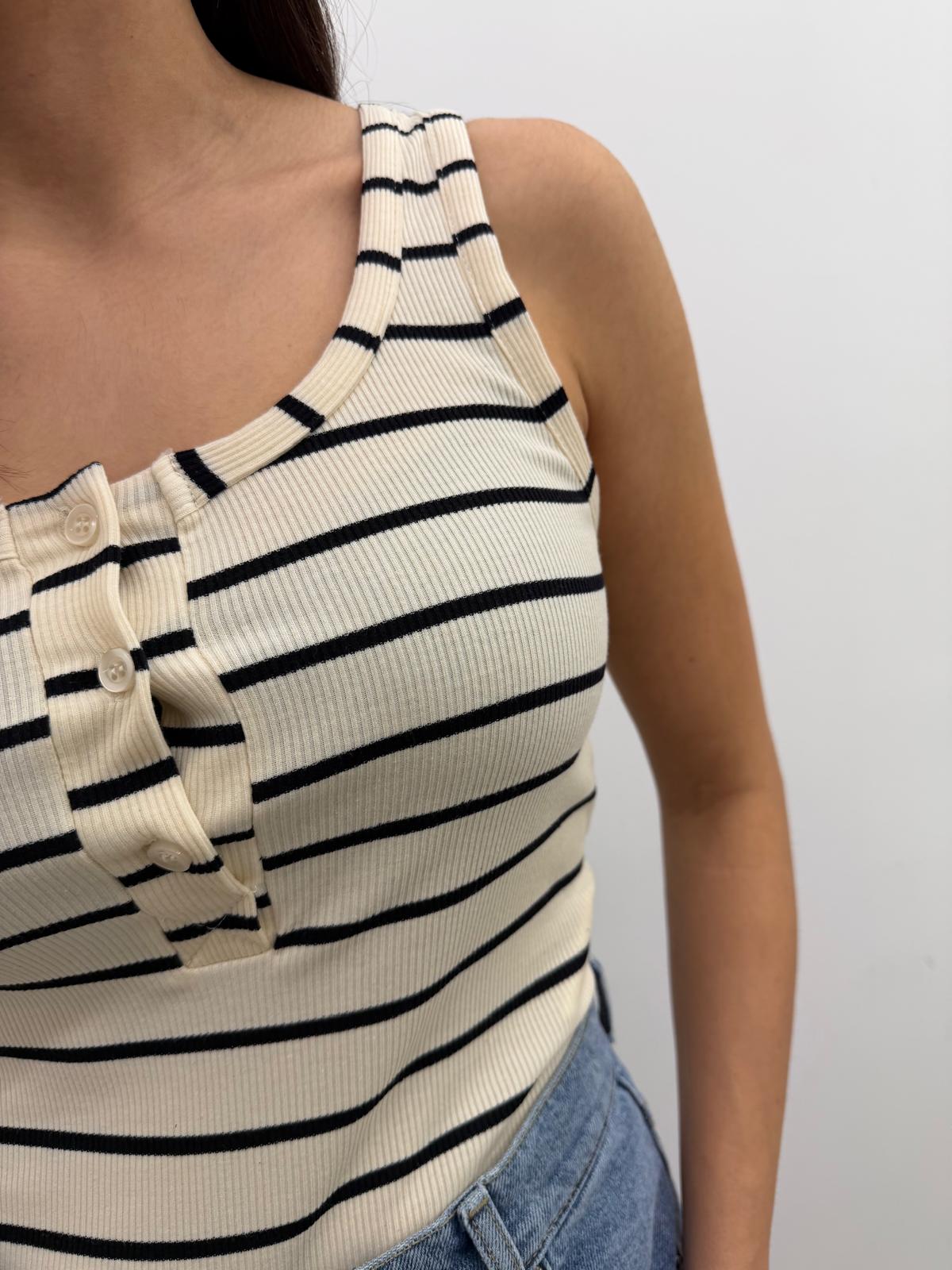 Haveone - Canotta Riga Bottoni