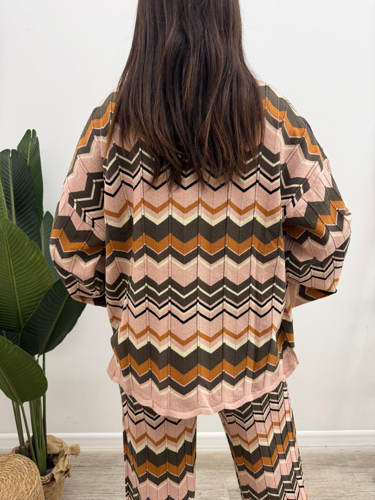 Vicolo - Cardigan Chevron