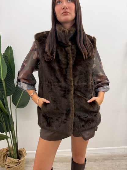 Susy Mix - Gilet Ecopelliccia