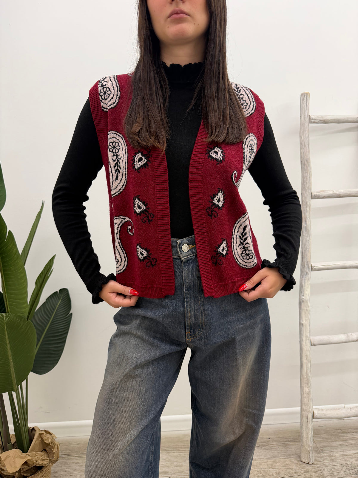 Vicolo - Gilet Paisley