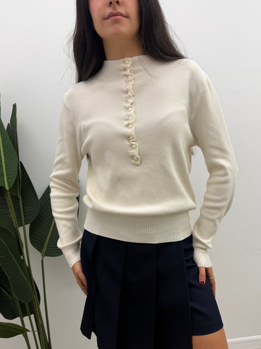 Haveone - Pull Bottoncini Rouches