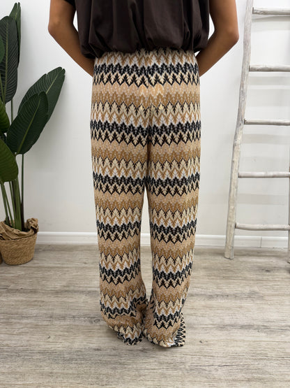 Vicolo - Pantalone Motivi Zig-Zag