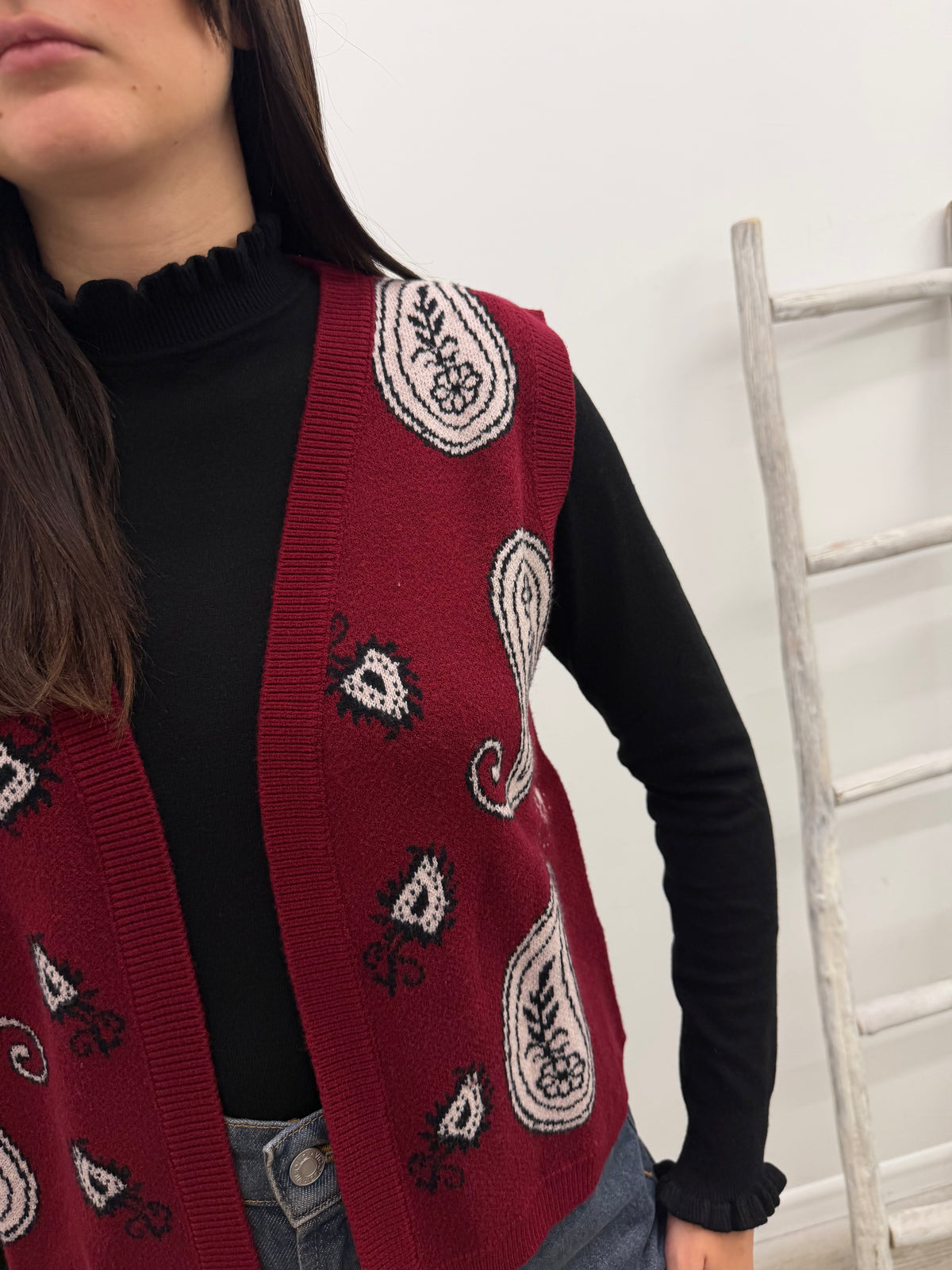 Vicolo - Gilet Paisley