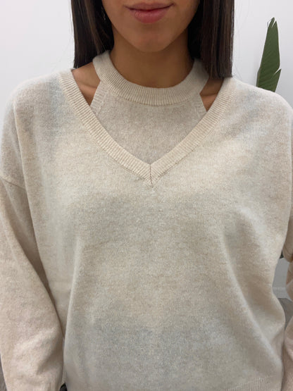 Haveone - Twin Set Pull a V+Top