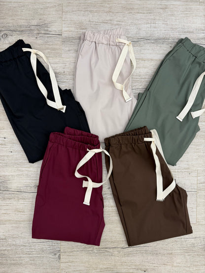 Vicolo - Pantalone Coulisse Popeline
