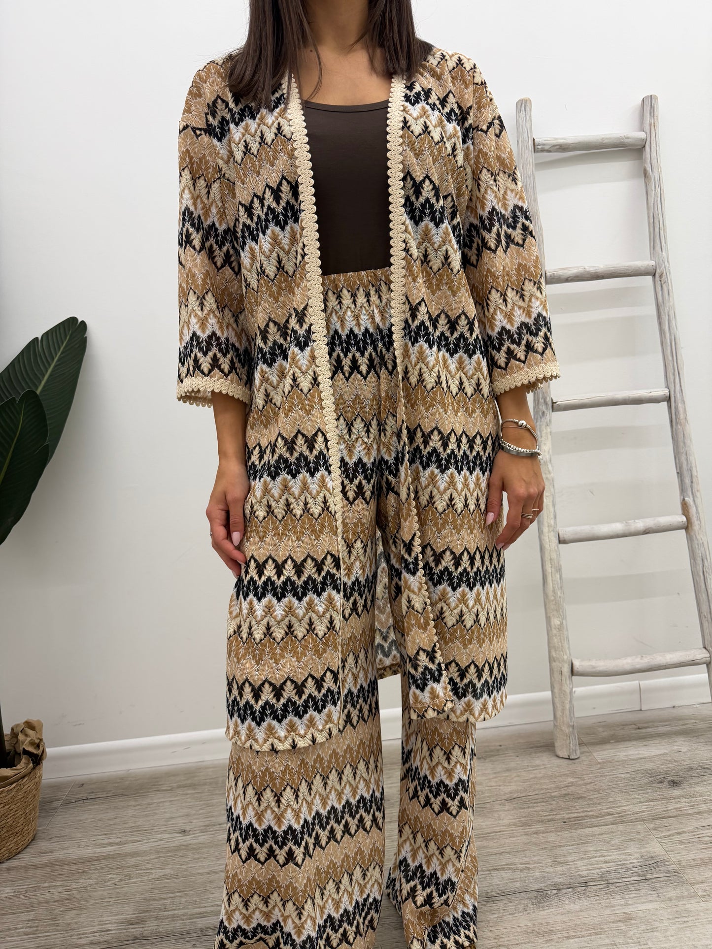 Vicolo - Cardigan Motivi Zig-Zag