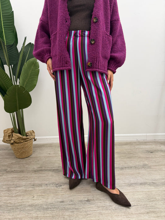 Haveone - Pantalone Riga Multicolore