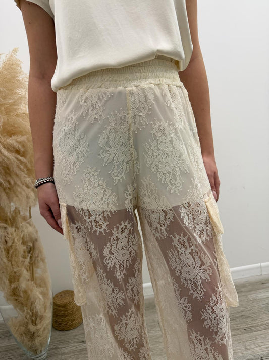 Haveone - Pantalone Cargo Pizzo