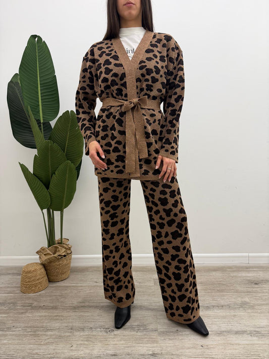 Kontatto - Pantalone Maculato Lurex