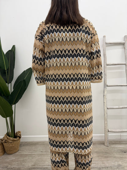 Vicolo - Cardigan Motivi Zig-Zag