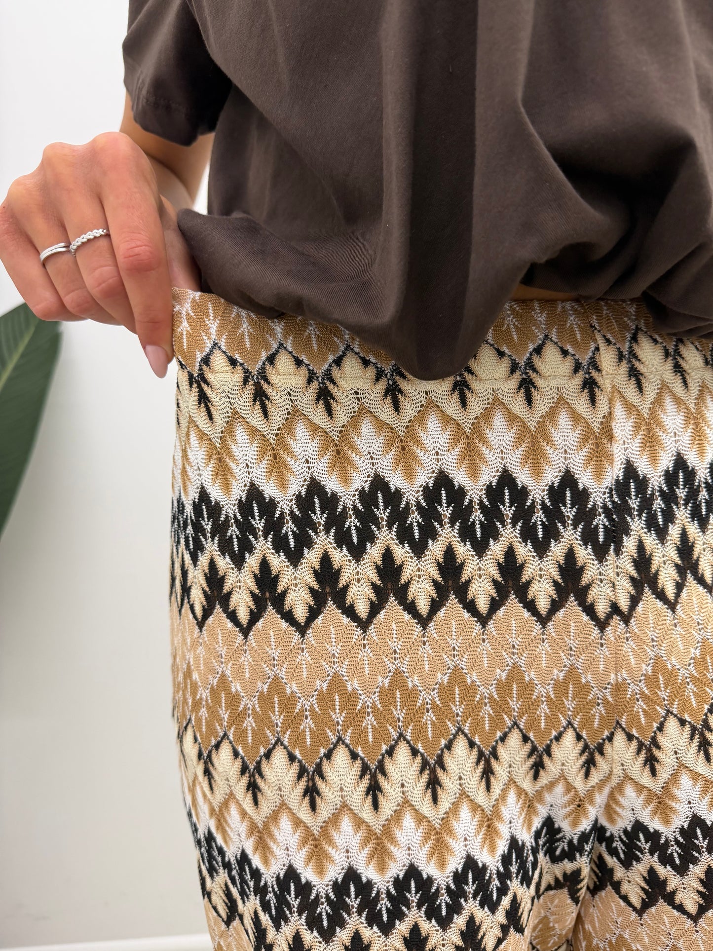 Vicolo - Pantalone Motivi Zig-Zag