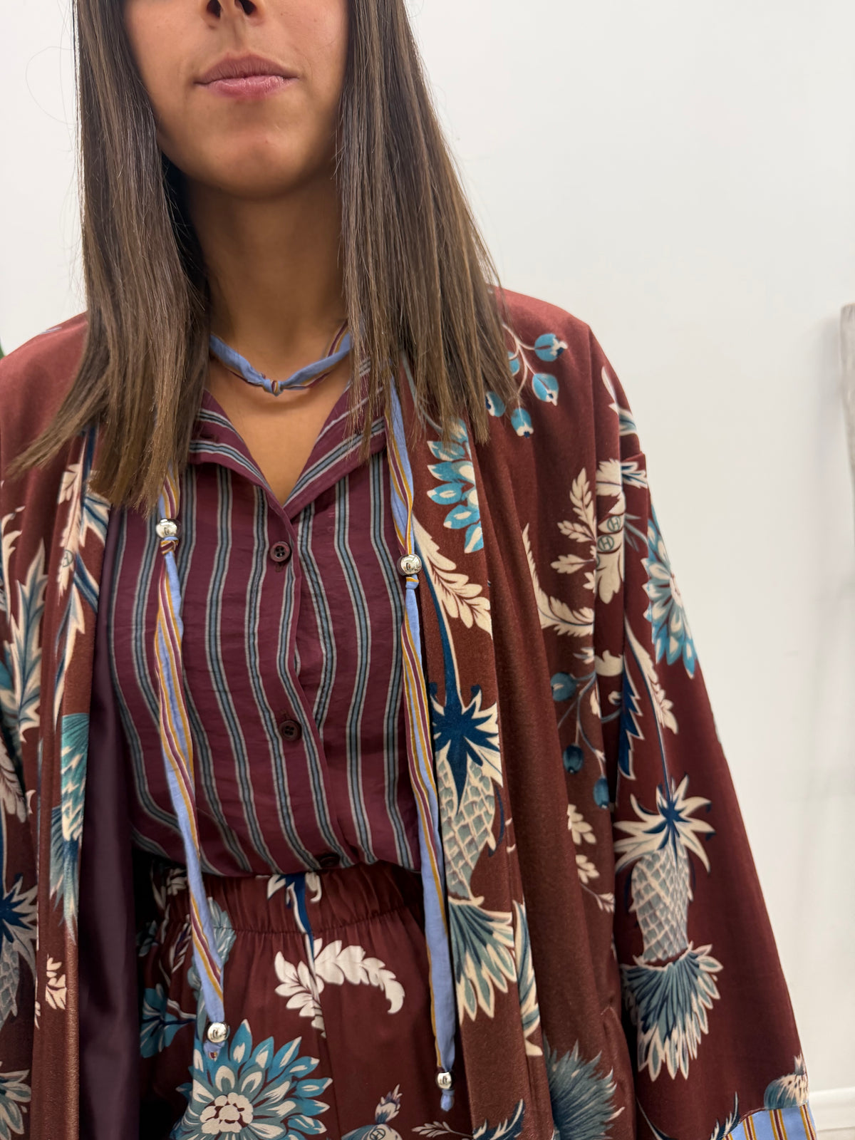 Haveone - Kimono Stampa Fiore