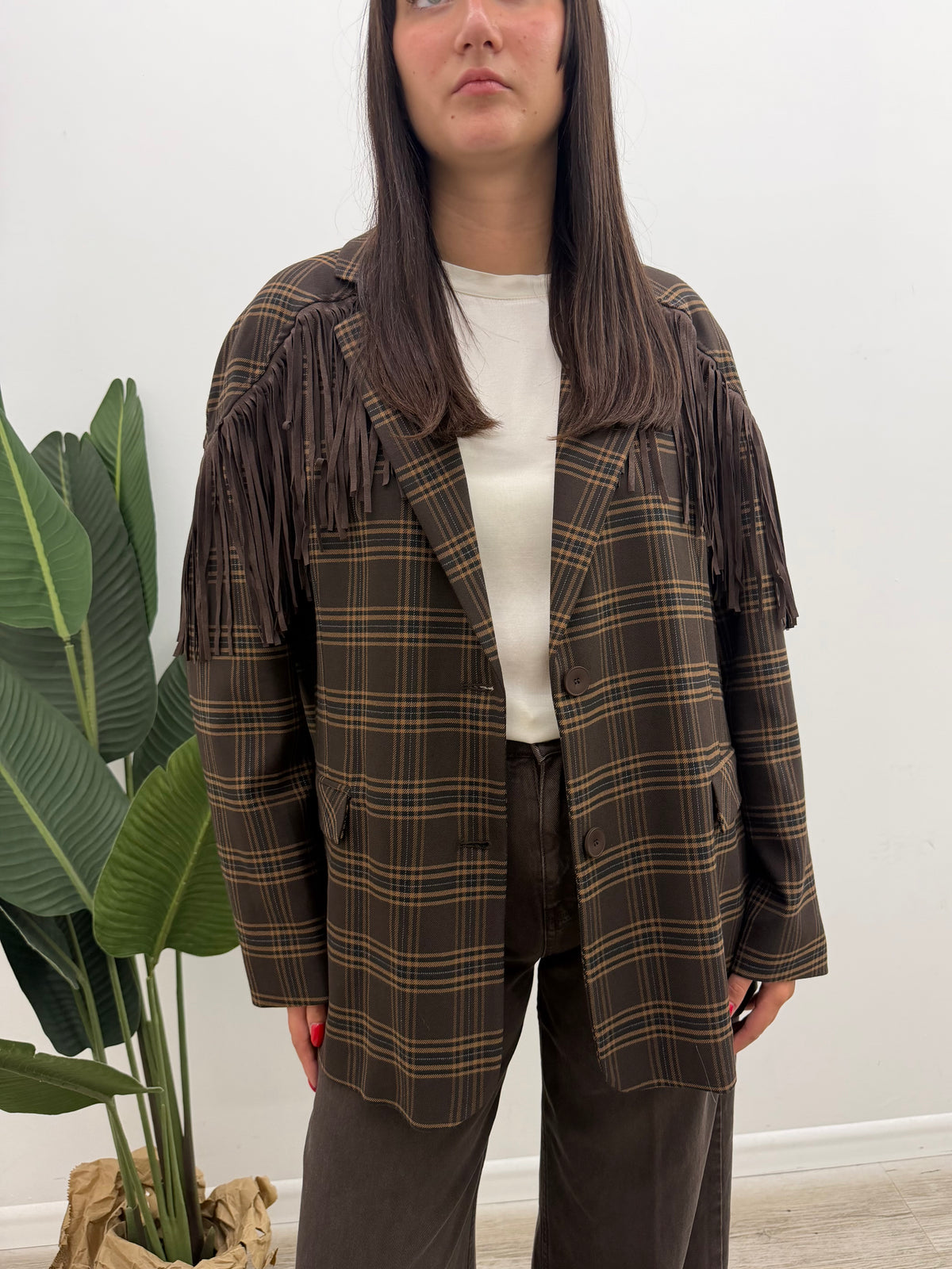 Haveone - Blazer Check Frange