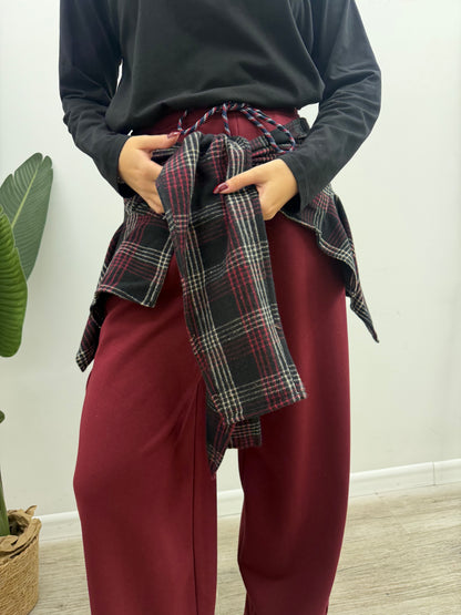 Haveone - Pantalone Inserto Check