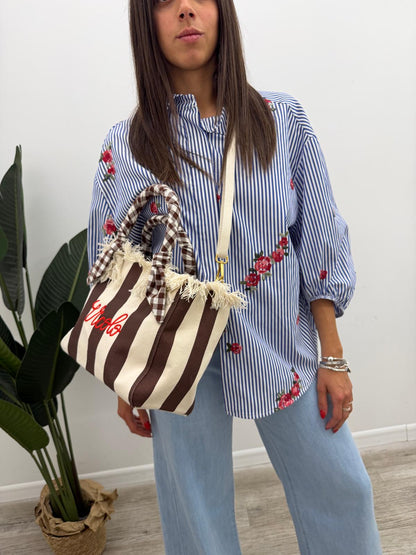 Vicolo - Borsa Ibiza Stripes