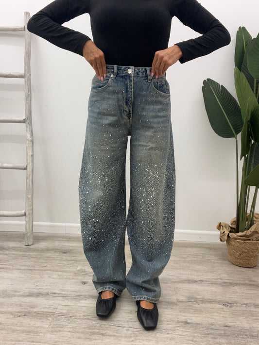 Susy Mix - Jeans Balloon Strass