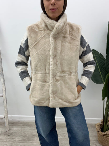 Susy Mix - Gilet Ecopelliccia