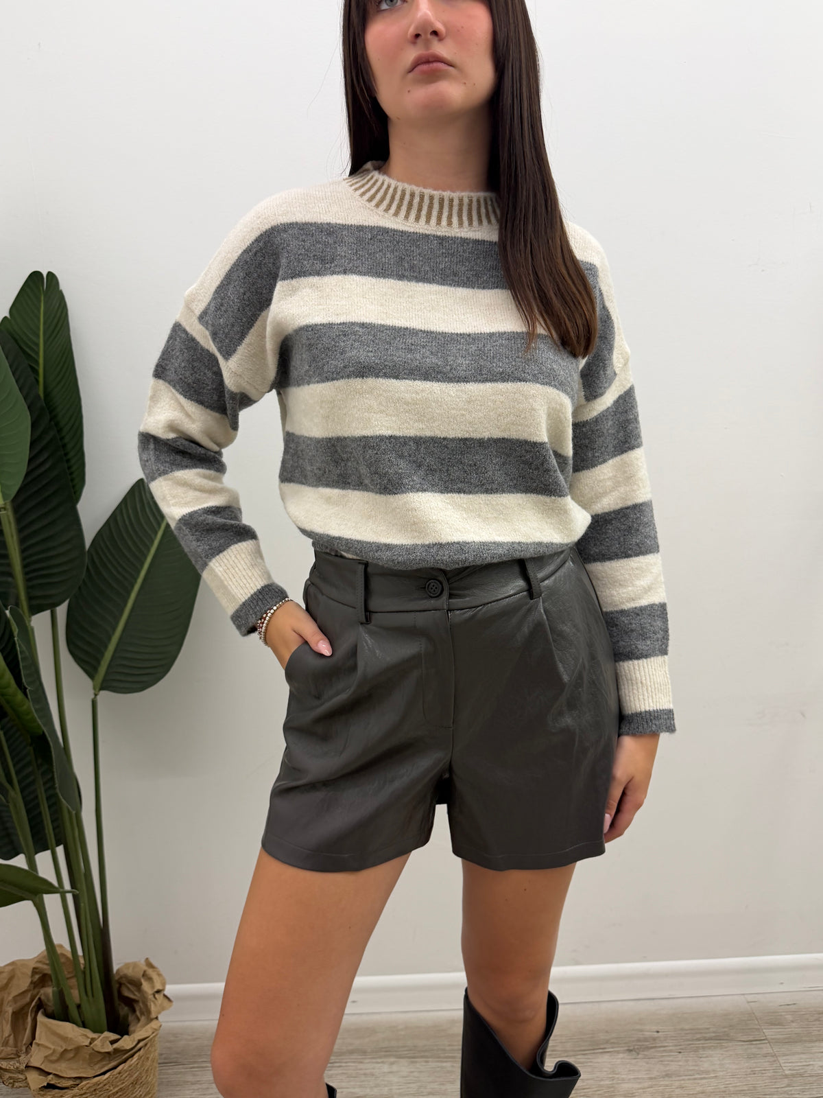 Haveone - Shorts Ecopelle