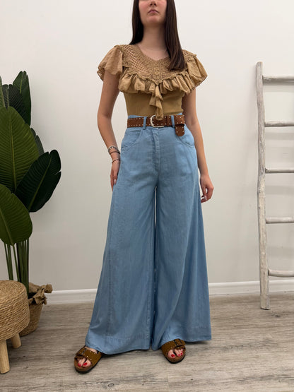 Haveone - Pantalone Chambray Cintura