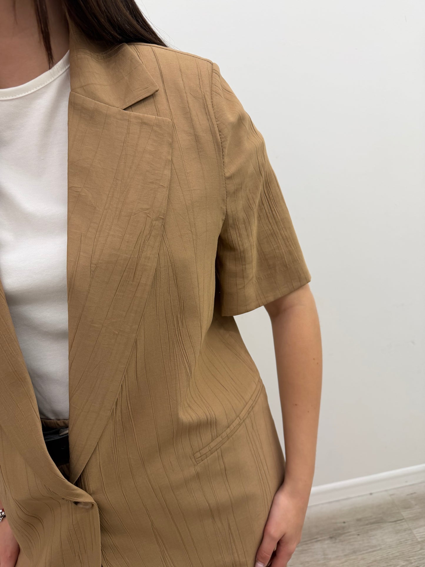 Haveone - Blazer Crinkle Manica Corta