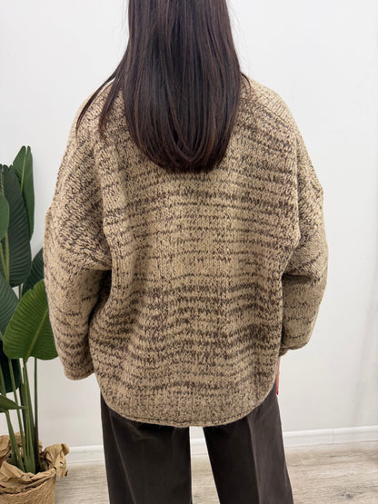 Haveone - Cardigan Bottoni Mélange