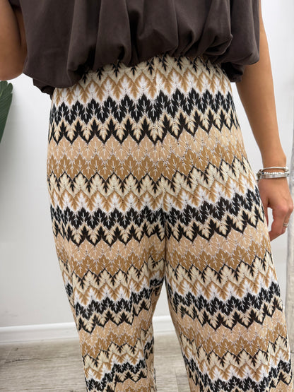 Vicolo - Pantalone Motivi Zig-Zag