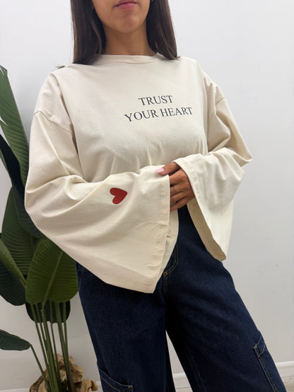 Vicolo - Tshirt Trust Your Heart