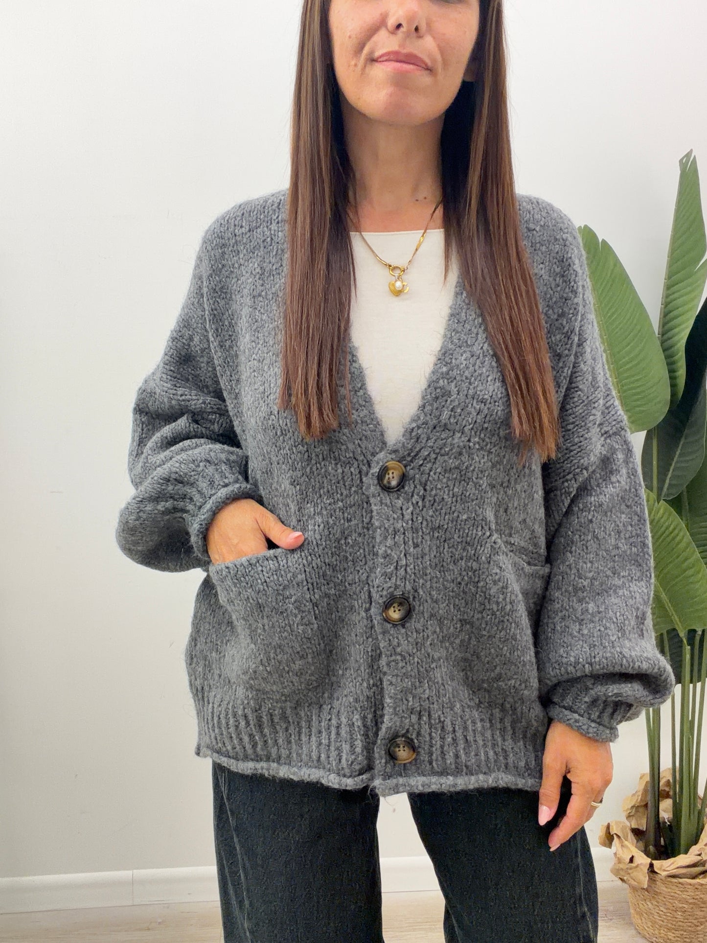 Haveone - Cardigan Bottoni