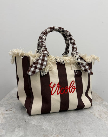 Vicolo - Borsa Ibiza Stripes