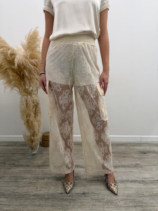 Haveone - Pantalone Cargo Pizzo