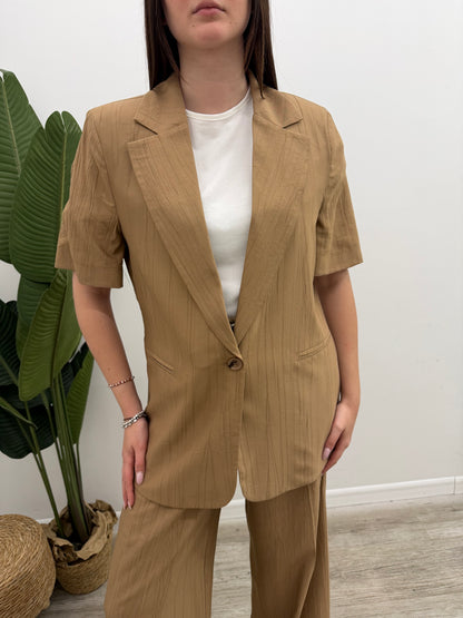 Haveone - Blazer Crinkle Manica Corta